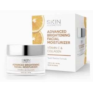 New Skin Aesthetics Advanced Brightening Facial Moisturizer Vitamin C & Collagen